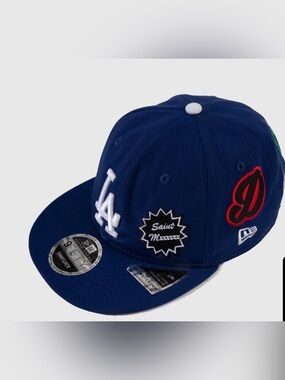 New Era Men’s Navy Blue Snapback Dodgers Hat
